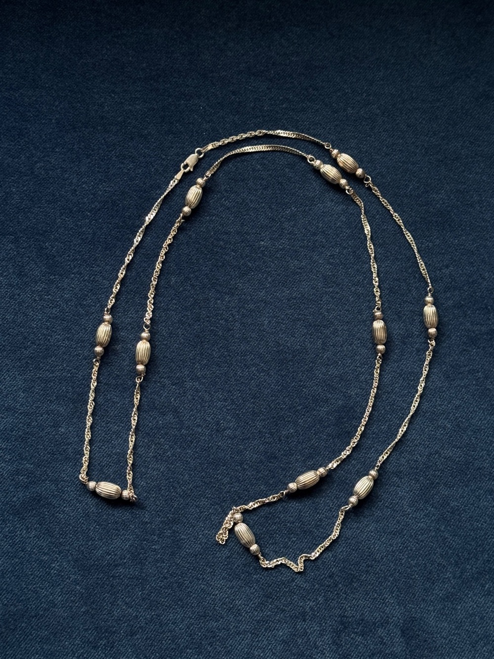 Made in Italy 925 Sterling Silver 36” Long Necklace.